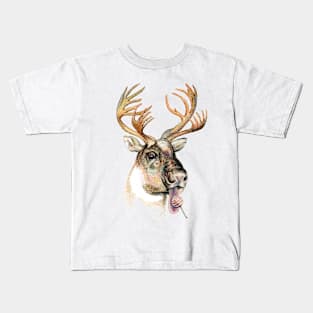 Deer with lollipop Kids T-Shirt